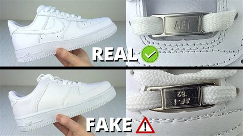 shoes nike air force 1 fake vs real|air force 1 genuine check.